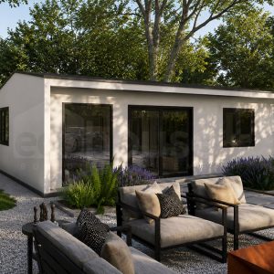 2 Bedroom Chalet 8.2 x 5.5m